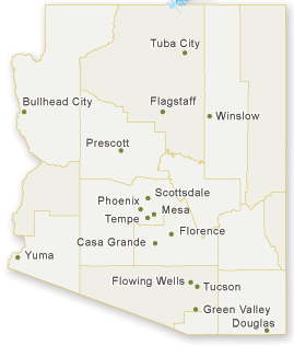 Map of Arizona