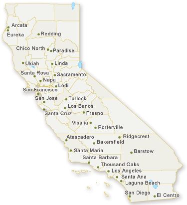 Map of California