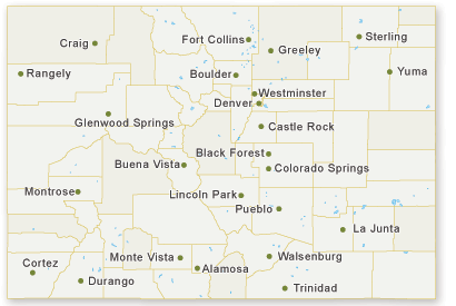 Map of Colorado