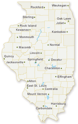 Map of Illinois