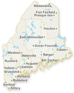 Map of Maine