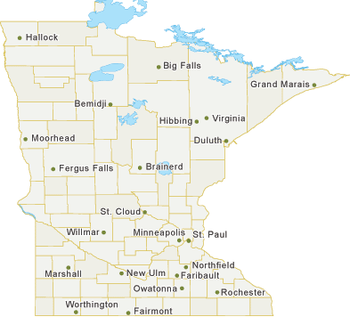 Map of Minnesota