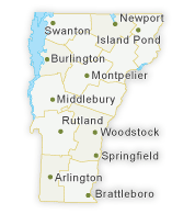 Map of Vermont